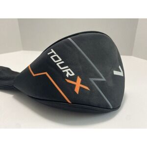 Tour X #1 Driver Head Cover Black, Grey & Orange‎ with Light Wear